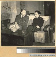 藏品(蔣夫人與美總統代表)的圖片